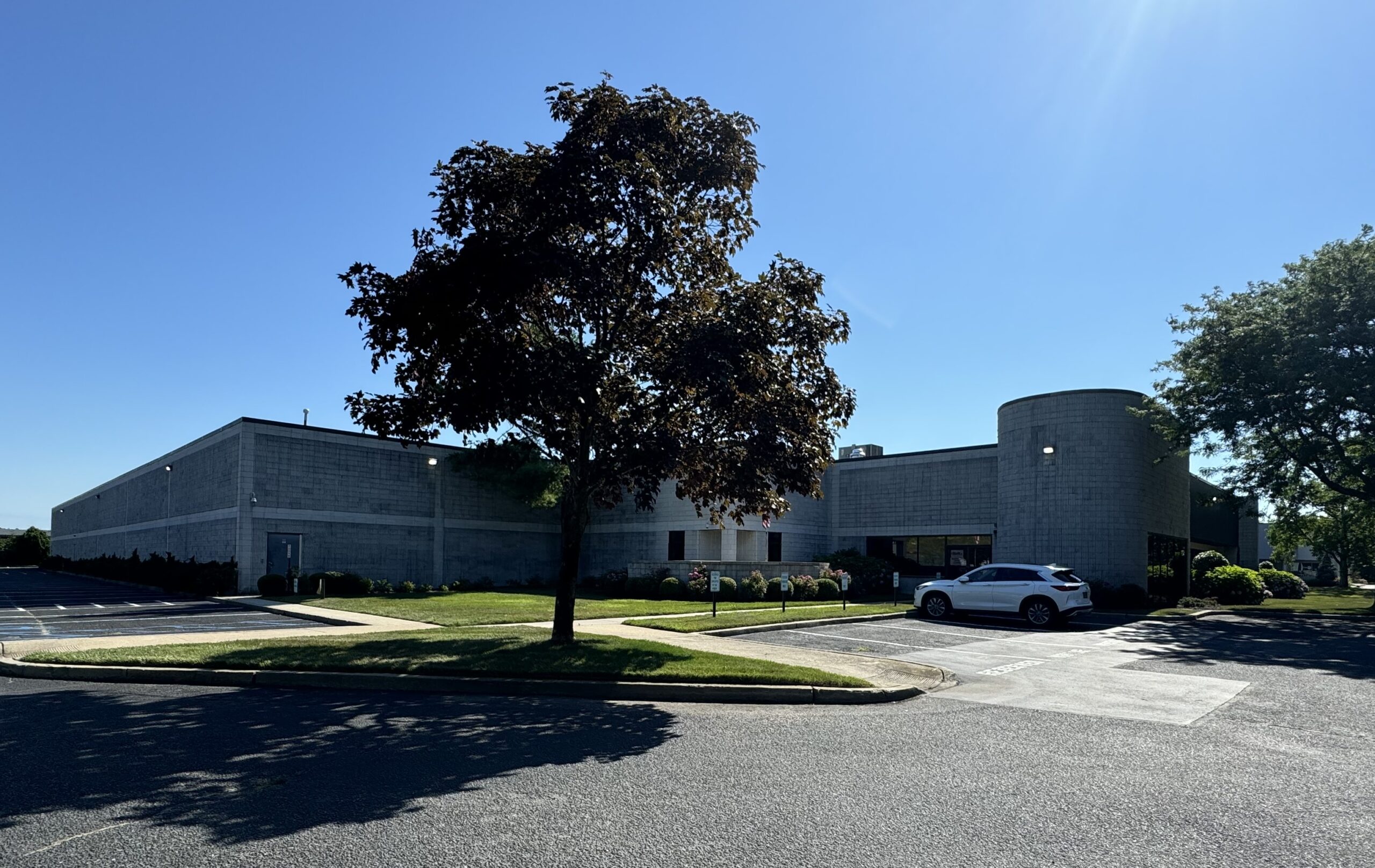 Front image of building, 100 Colin Drive